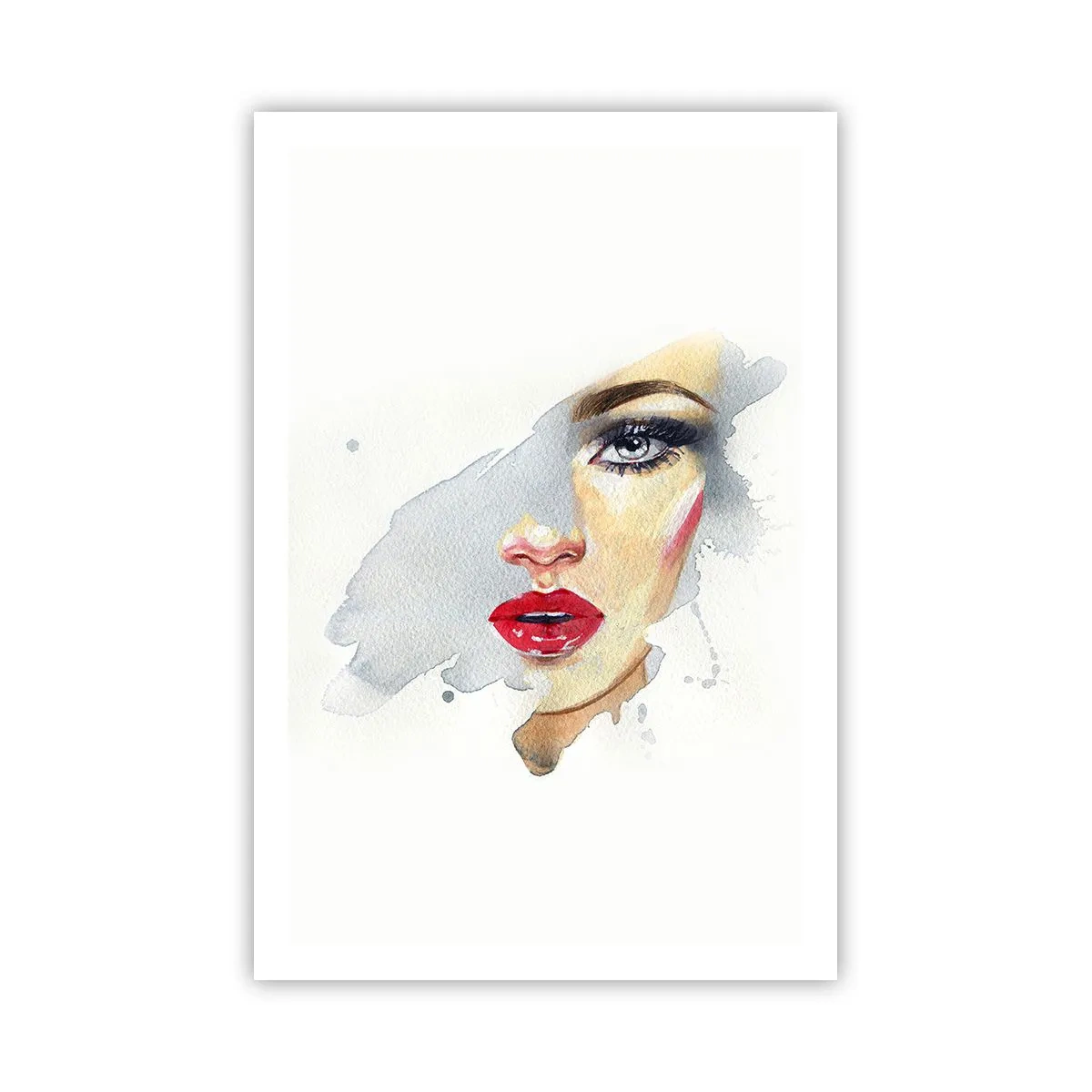 Poster - Weerspiegeld in een druppel water - 61x91 cm