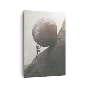 Schilderen op canvas - Ik geloof tegen alle hoop in - 70x100 cm