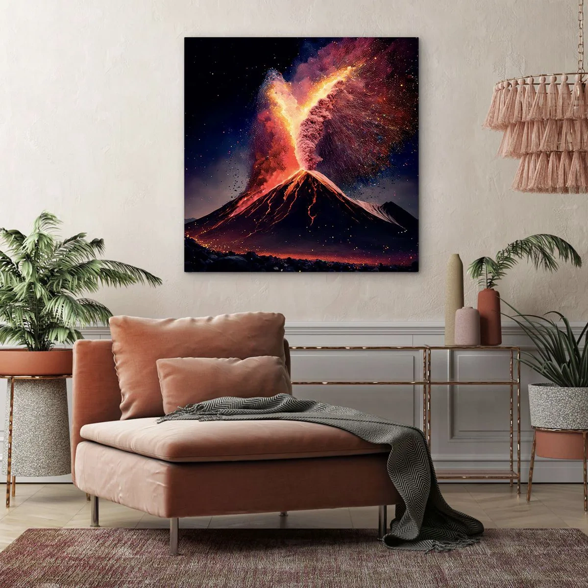 Schilderen op canvas - Schoonheid en verschrikking - 70x70 cm