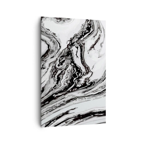 Schilderen op canvas - In het begin was er chaos - 80x120 cm