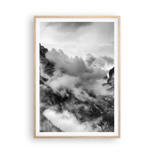 Een poster in een licht eiken lijst - Mooi en wreed - 70x100 cm