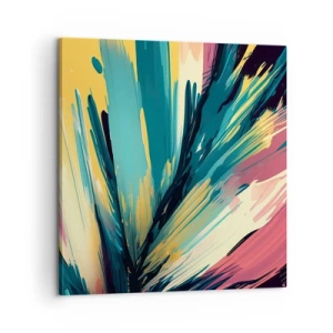 Schilderen op canvas - Compositie – een explosie van vreugde - 60x60 cm