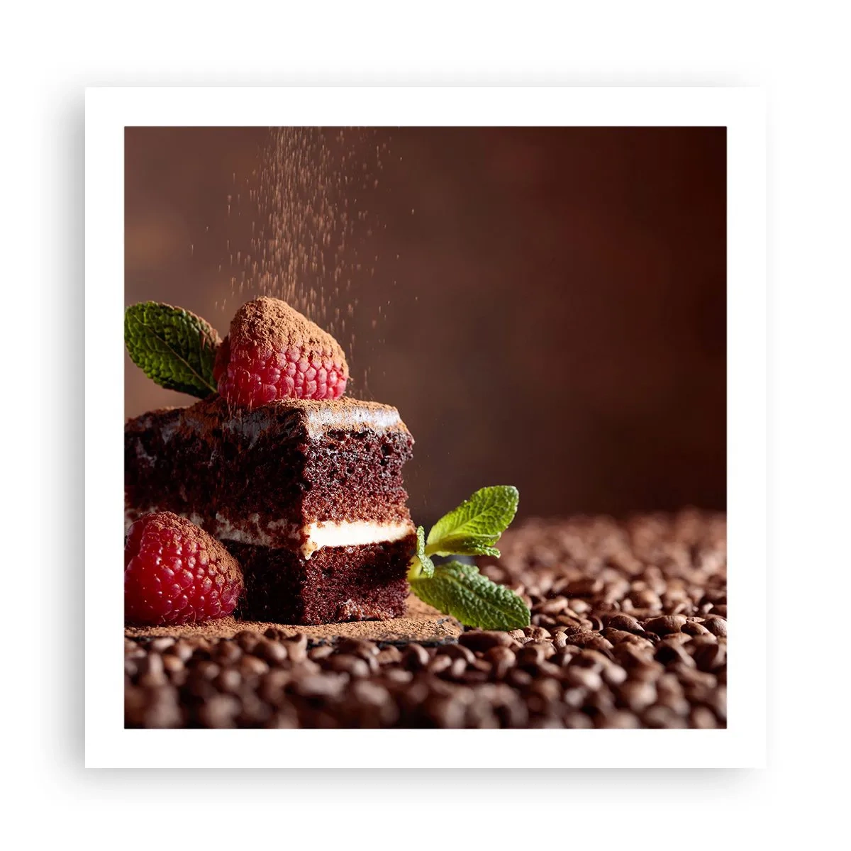 Poster - Het leven is zoet - 60x60 cm