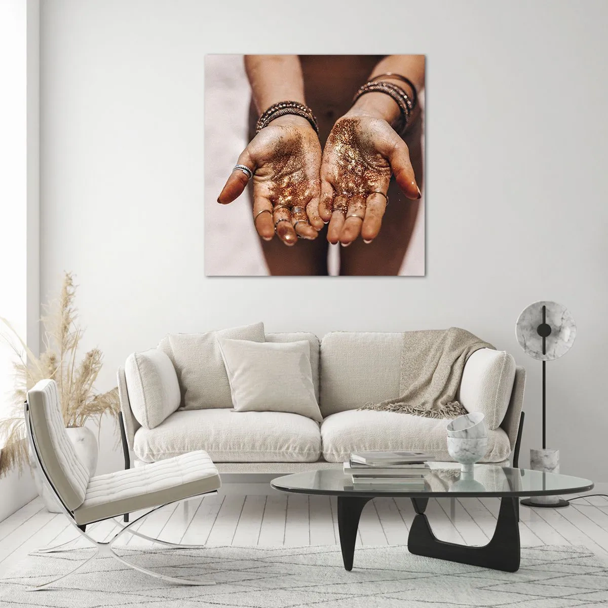 Schilderen op glas - Een cadeau voor jou - 70x70 cm