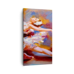 Schilderen op canvas - Zwaan gratie - 45x80 cm