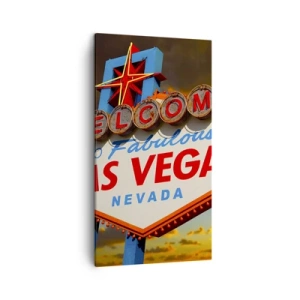 Schilderen op canvas - Voor een glimlach van het lot - 45x80 cm