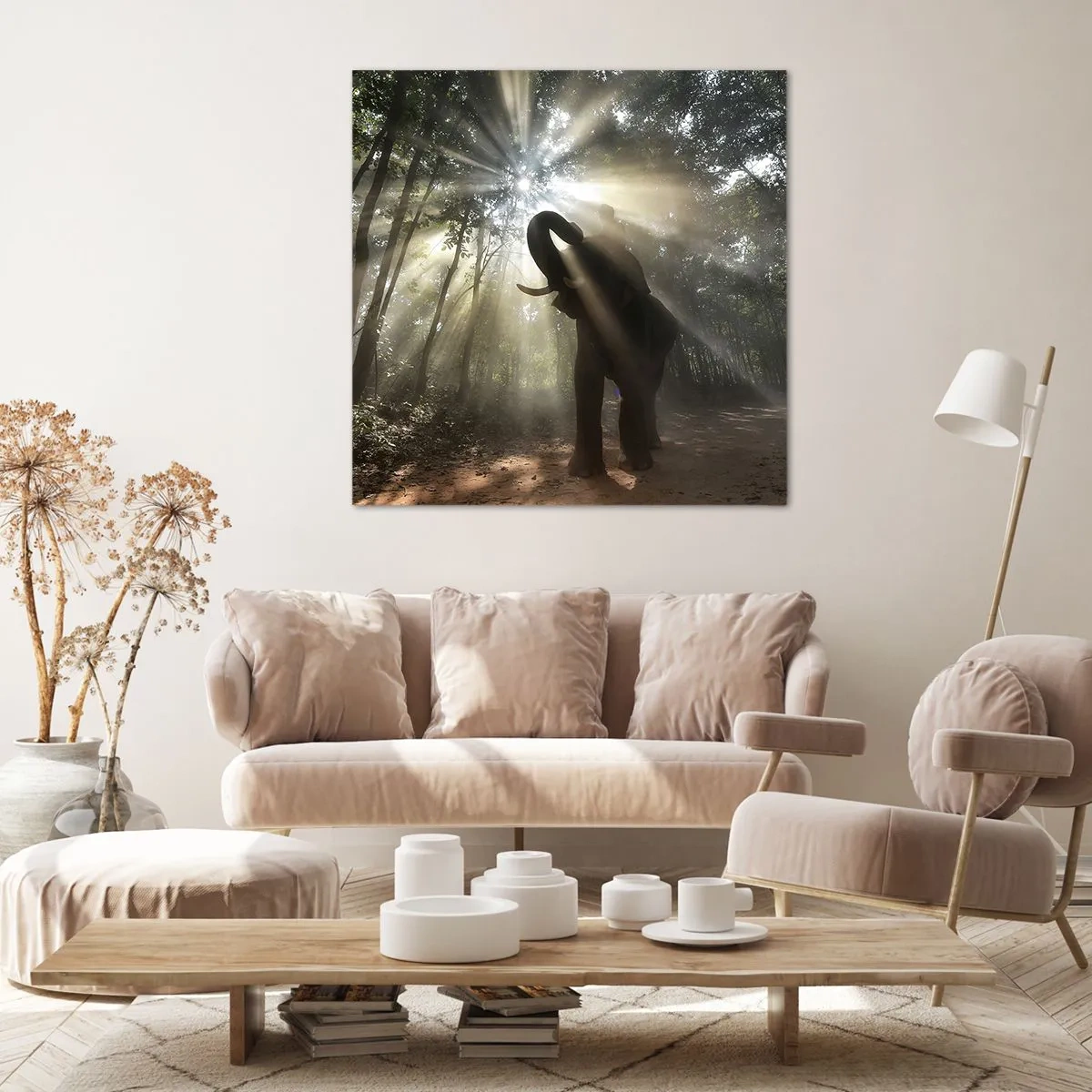 Schilderen op canvas - Onder de gelukkige ster - 40x40 cm