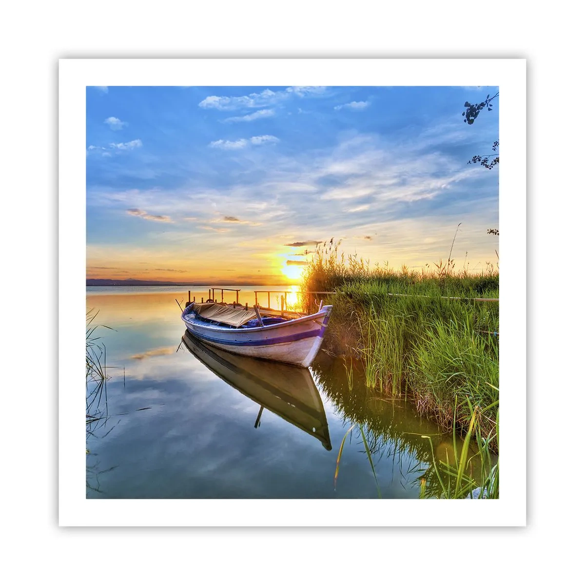 Poster - Baai van vervulde dromen - 60x60 cm