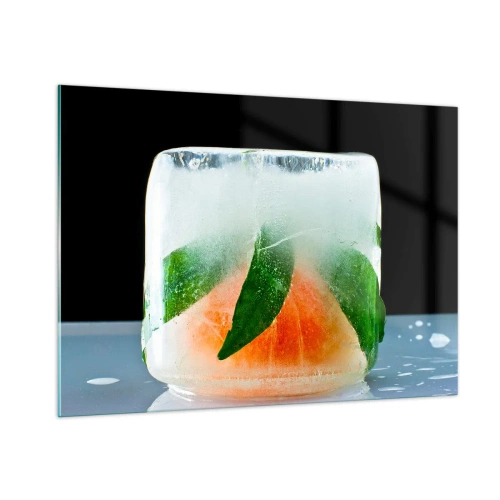 Schilderen op glas - Fris en koel - 100x70 cm