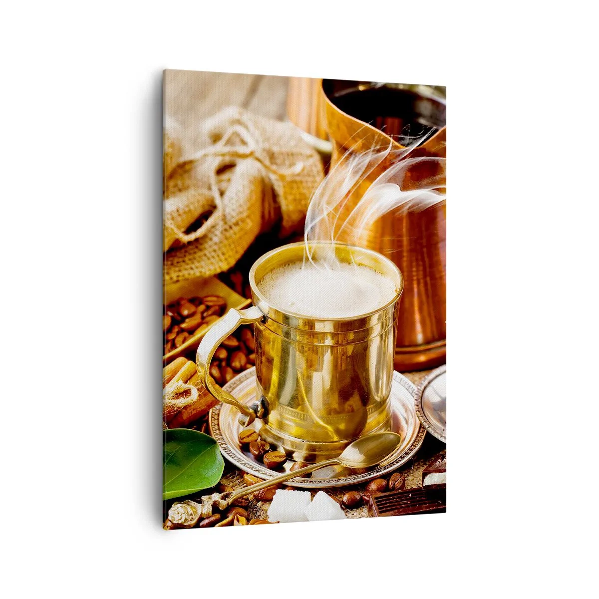 Schilderen op canvas - Prettige dag! - 70x100 cm