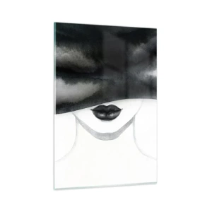 Schilderen op glas - Een sensueel mysterie - 80x120 cm