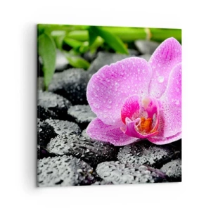 Schilderen op canvas - Als een open hart - 50x50 cm