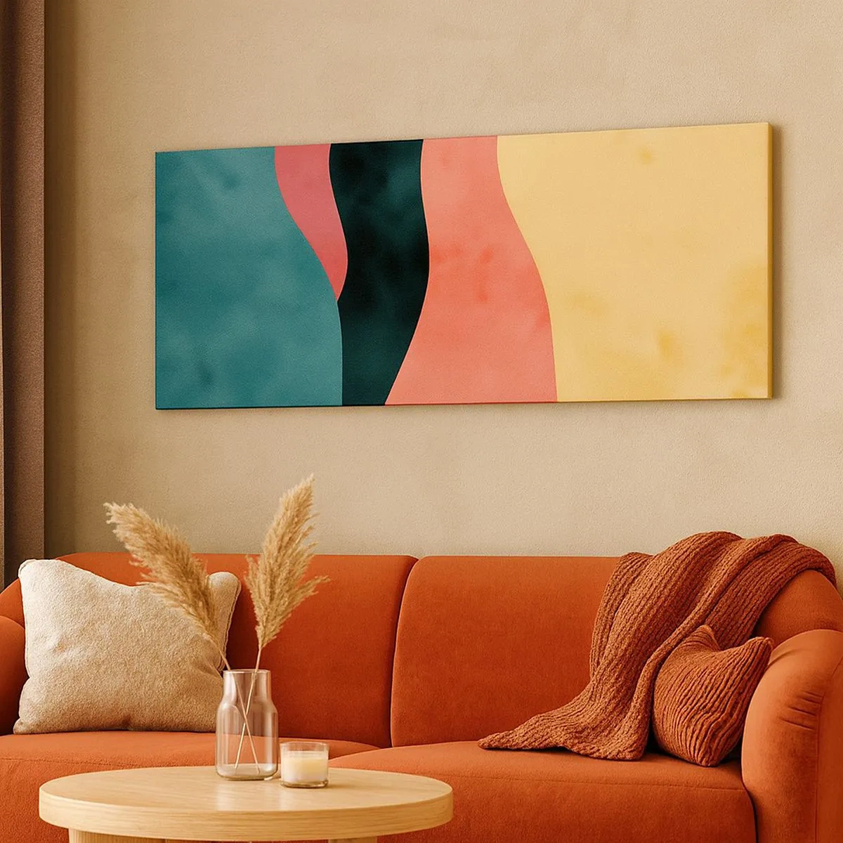 Schilderen op canvas - Conforme non-conformiteit - 100x40 cm