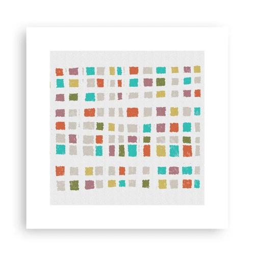 Poster - Onbekend spel - 30x30 cm