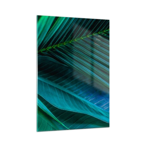 Schilderen op glas - De anatomie van groen - 50x70 cm