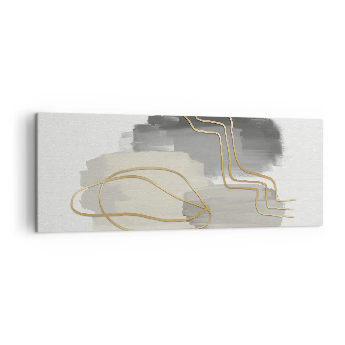 Schilderen op canvas - Duur en beweging - 140x50 cm