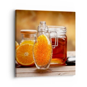 Schilderen op canvas - Zonnige smaken en aroma's - 30x30 cm