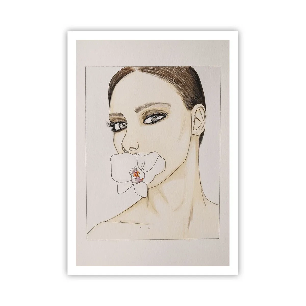 Poster - Een symbool van elegantie en schoonheid - 70x100 cm