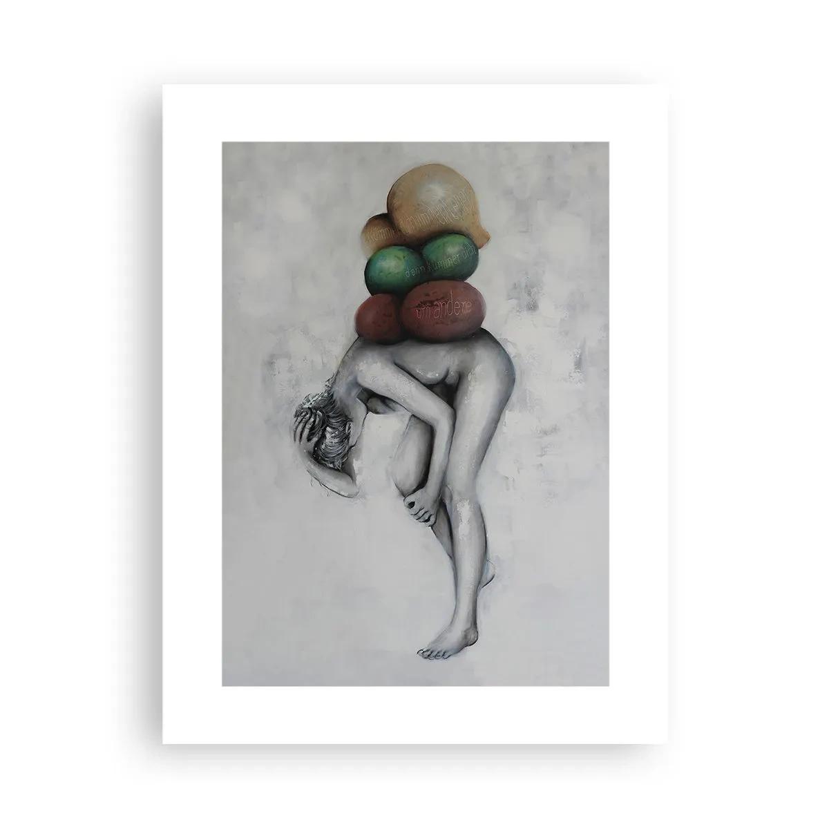 Poster - De last van het leven - 30x40 cm