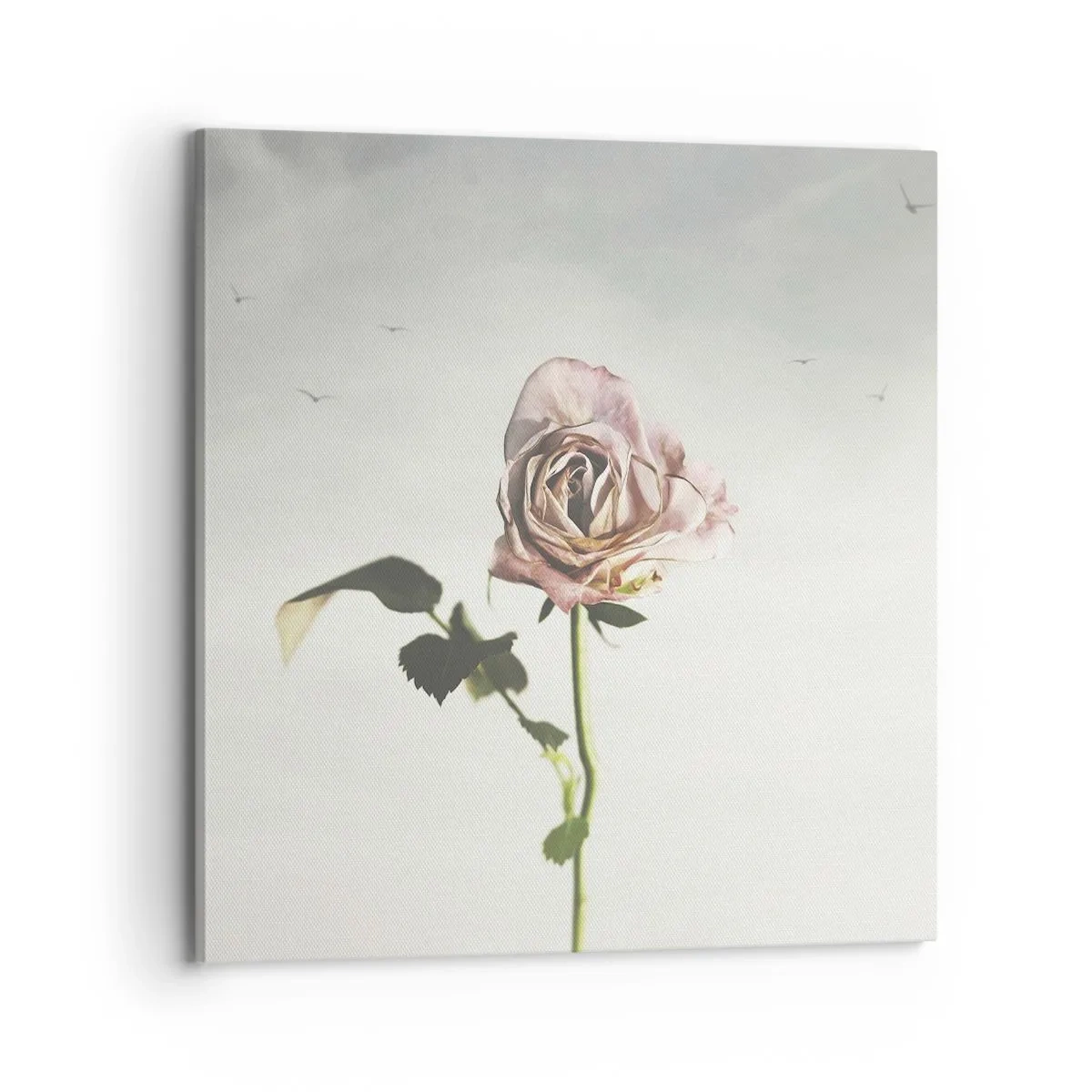 Schilderen op canvas - Begroeting van de lente - 70x70 cm