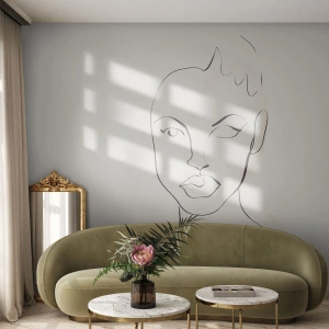 Fotobehang Premium Sand - Een overzicht van sensualiteit - Vrouw, Grafisch, Deel - 200x140 cm