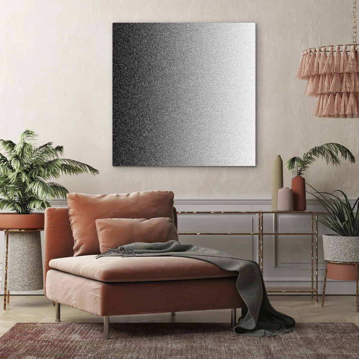 Schilderen op canvas - Naar het licht - 30x30 cm