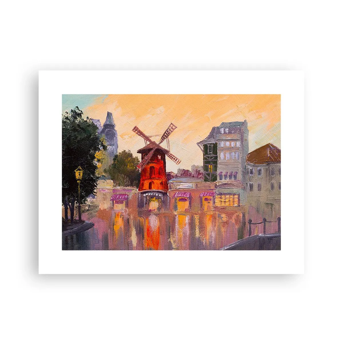 Poster - Parijse iconen – Moulin Rouge - 40x30 cm