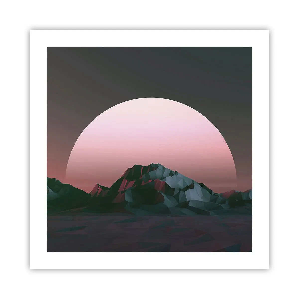 Poster - In een naburig sterrenstelsel - 50x50 cm