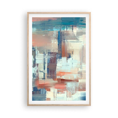 Een poster in een licht eiken lijst - Het licht bereiken - 61x91 cm