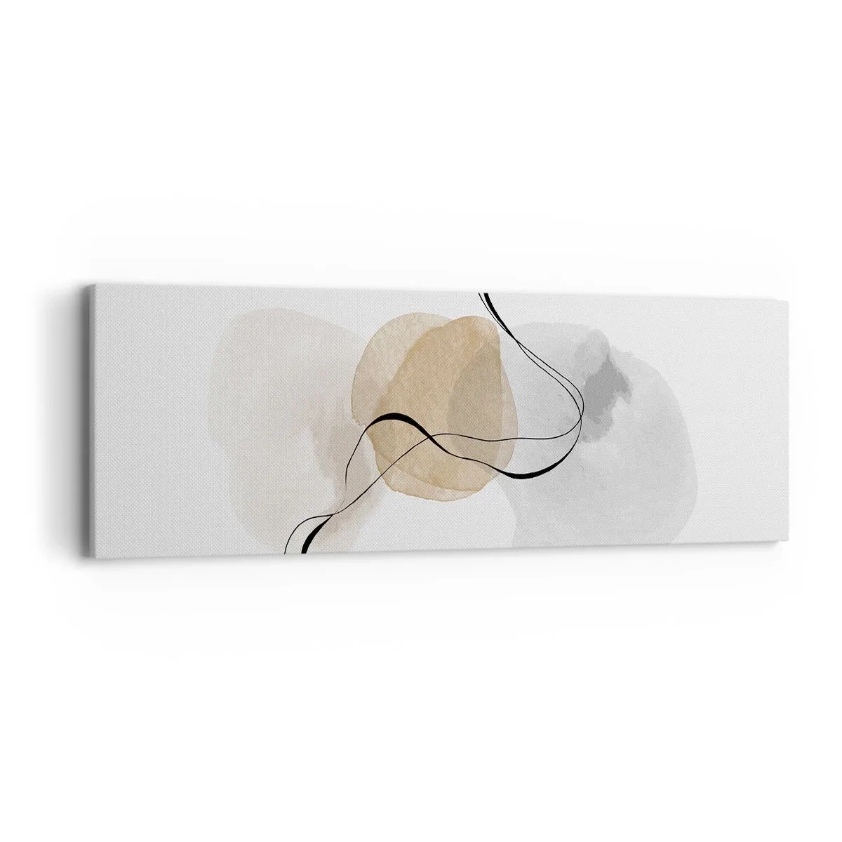 Schilderen op canvas - Lucht kralen - 90x30 cm