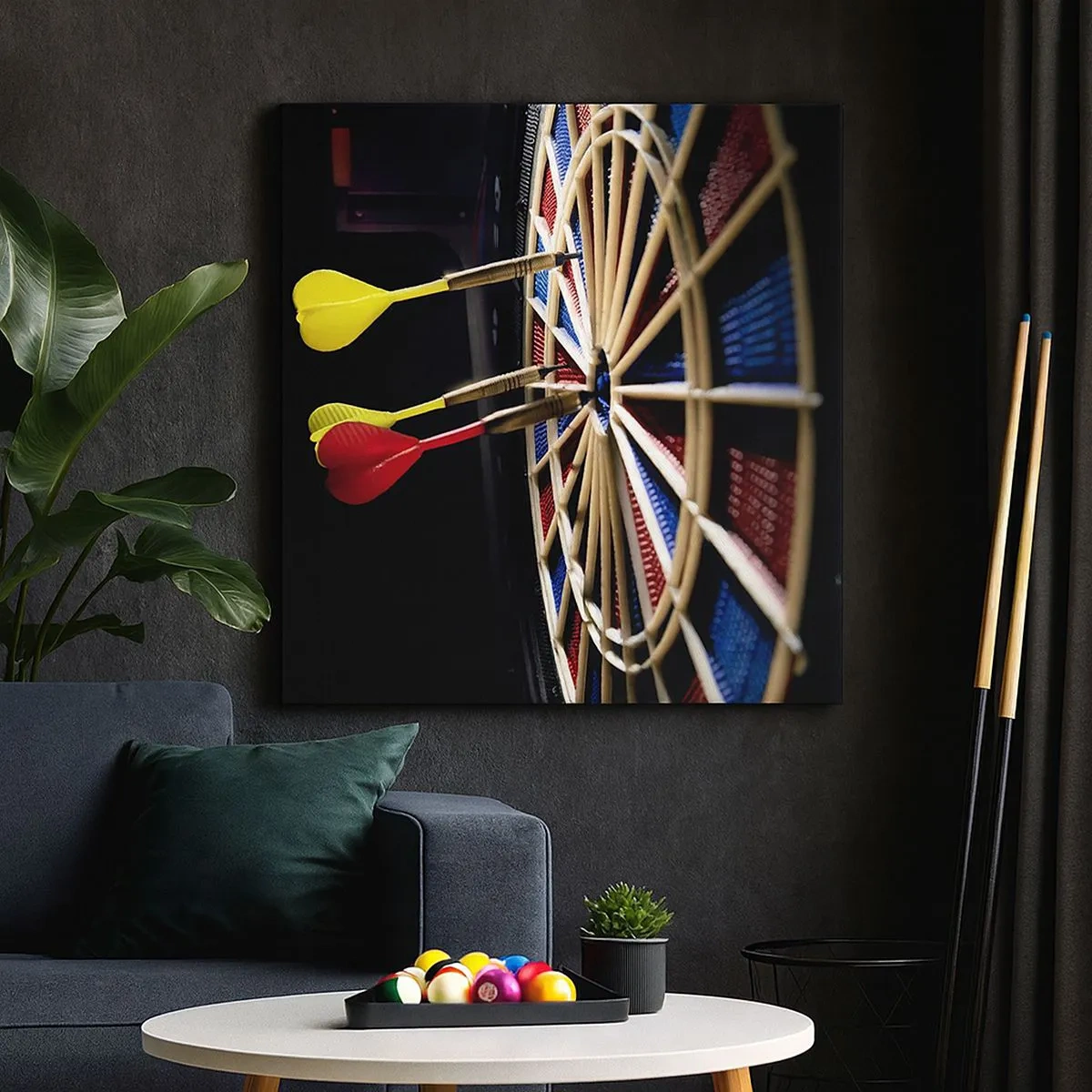 Schilderen op canvas - De spikerop de kop - 30x30 cm