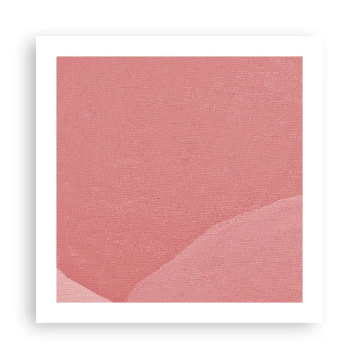 Poster - Organische compositie in roze - 50x50 cm