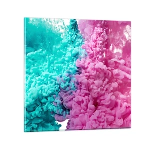 Schilderen op glas - Laatst gevecht - 40x40 cm