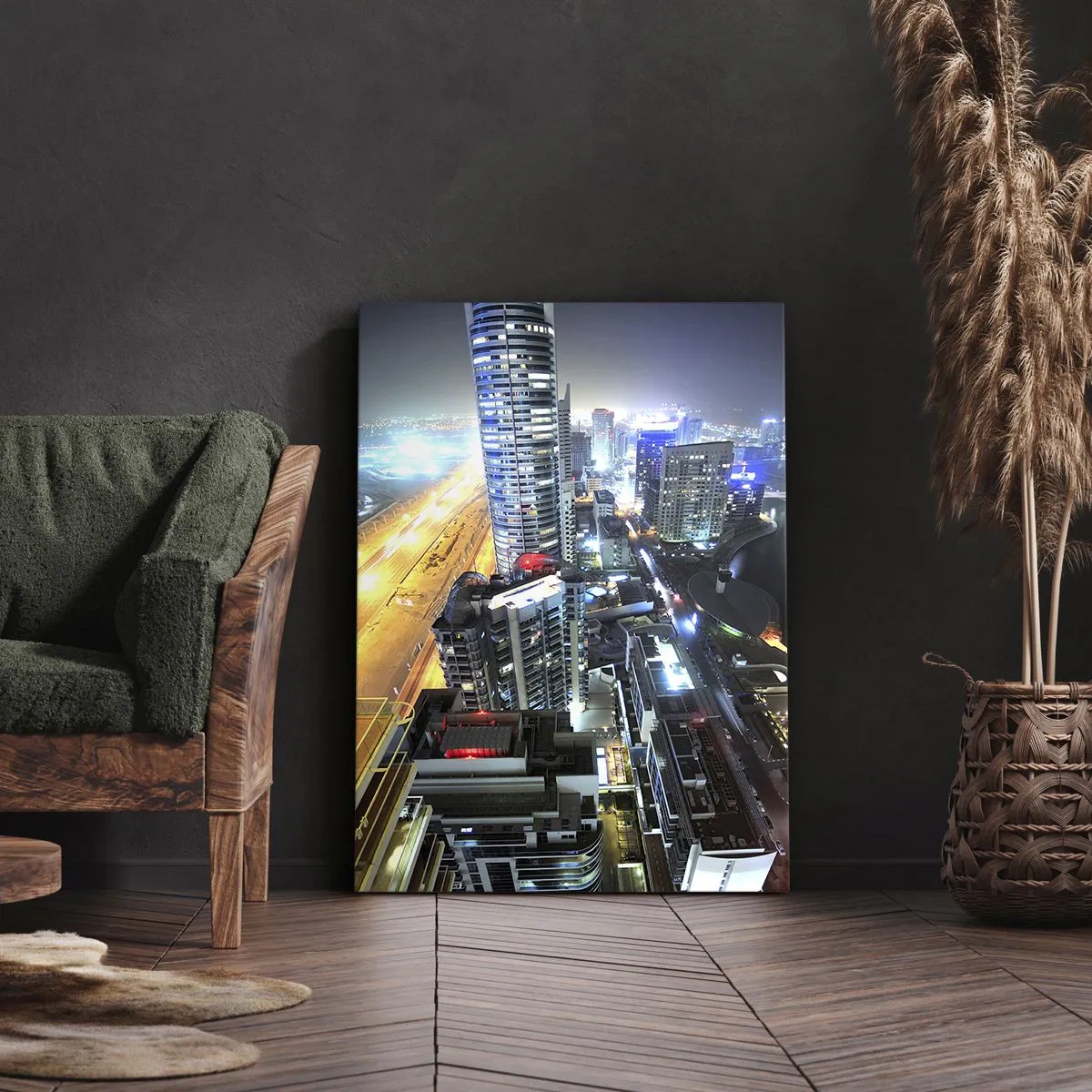 Schilderen op canvas - Een wonder in de woestijn - 45x80 cm