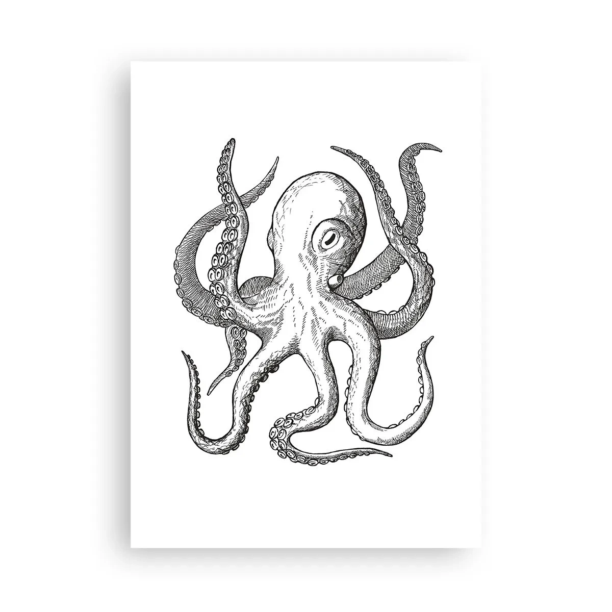 Poster - Dansend met de golven - 50x70 cm