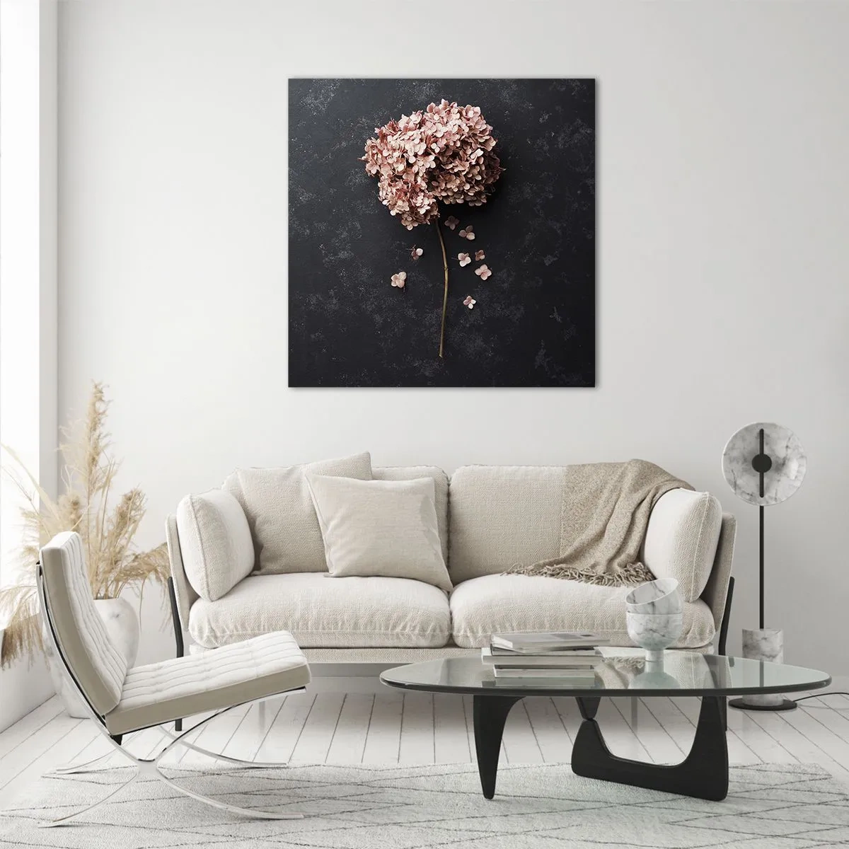 Schilderen op glas - Een echt romantisch teken - 30x30 cm