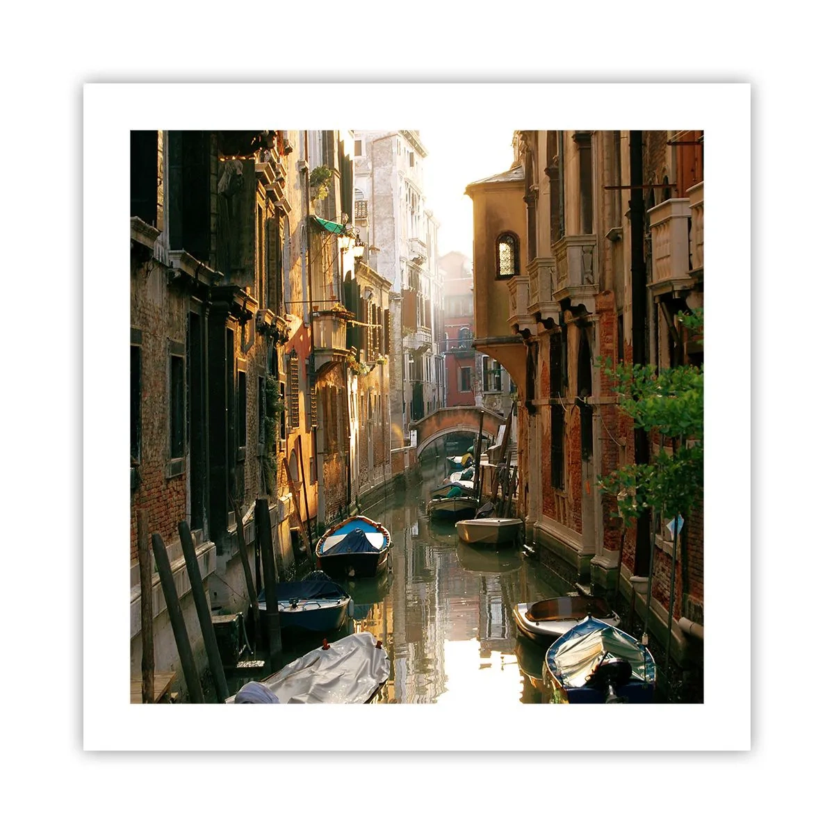 Poster - In een Venetiaans steegje - 50x50 cm