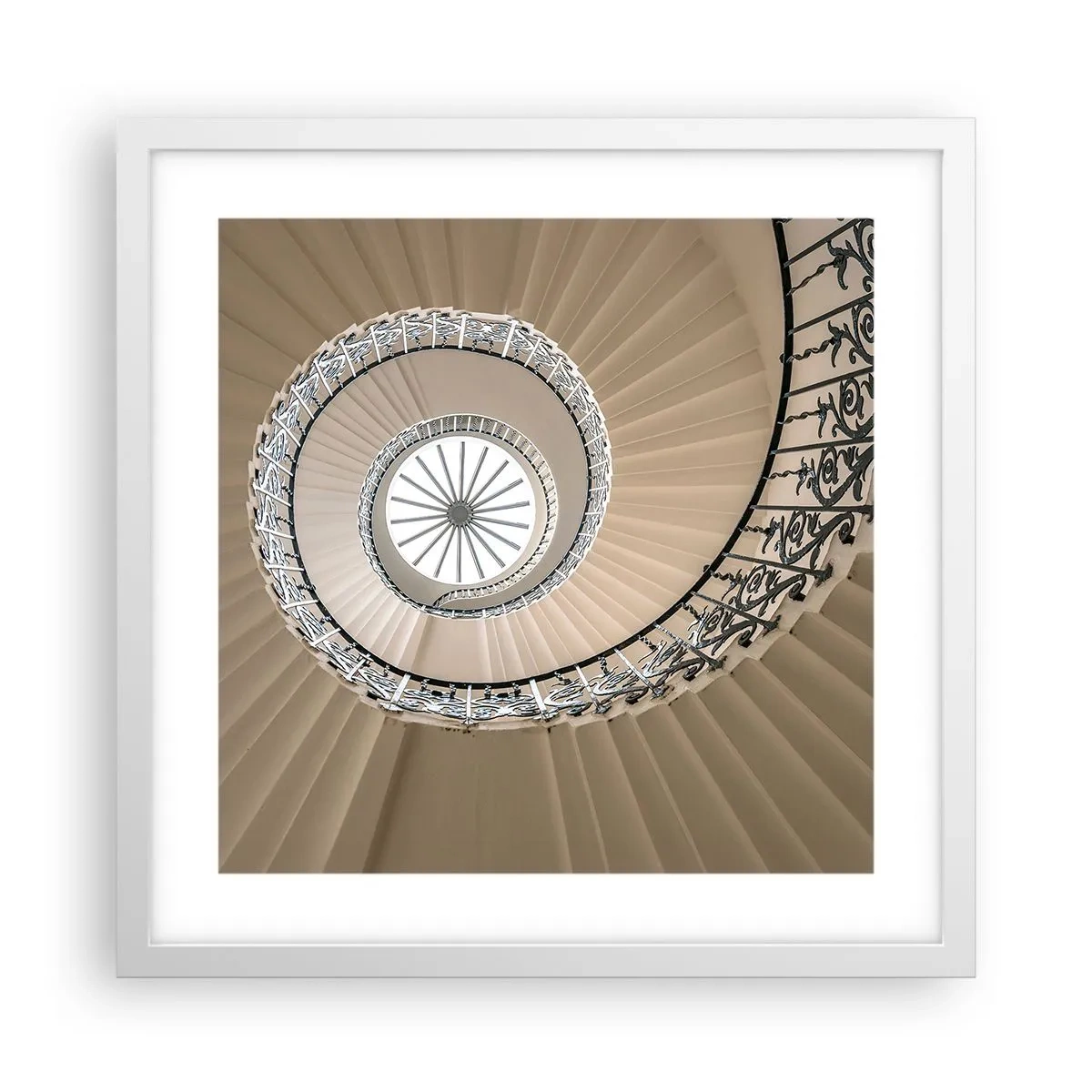 Poster in een witte lijst - Binnenin de schaal - 40x40 cm