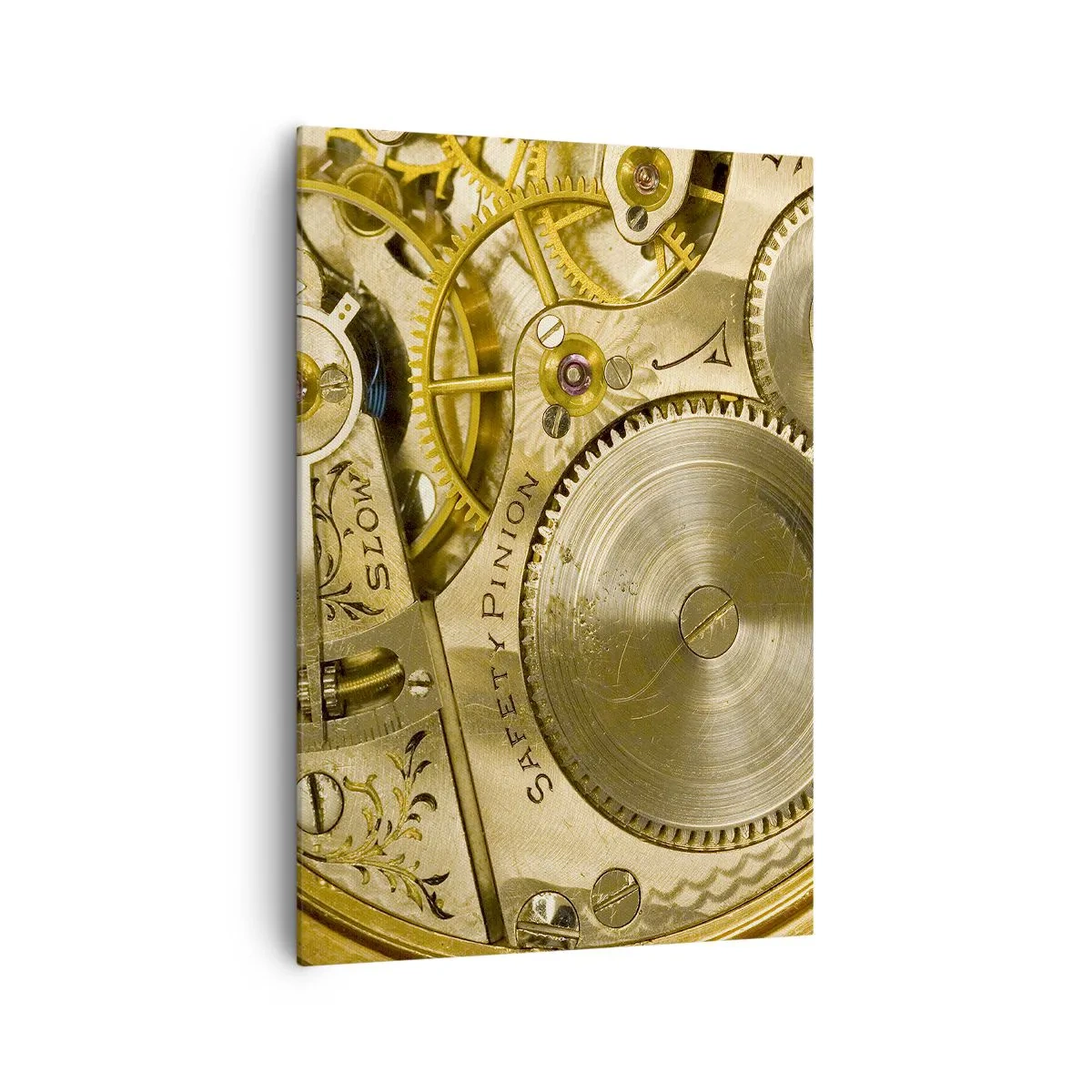 Schilderen op canvas - Ga met de tijd mee - 70x100 cm