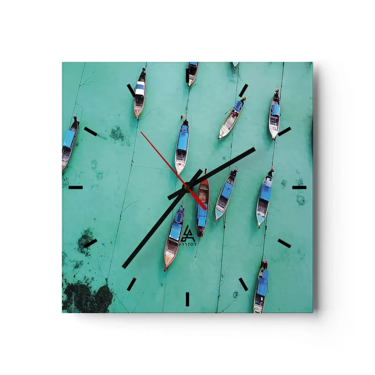 Wandklok - Klok - In blijde verwachting - 40x40 cm