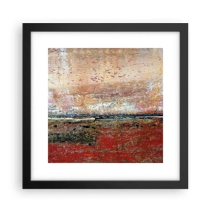 Poster in een zwarte lijst - Wellicht is het de zee - 30x30 cm