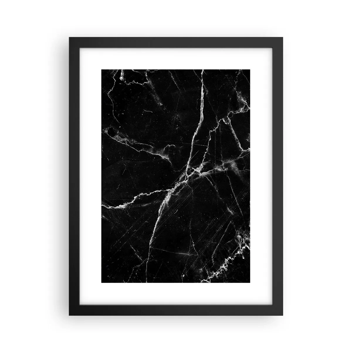 Poster in een zwarte lijst - Het geheime leven van steen - 30x40 cm