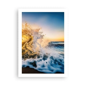 Poster - Plezier in het zand - 50x70 cm
