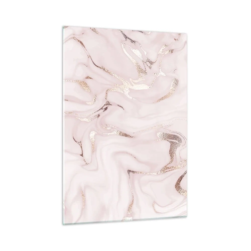 Schilderen op glas - In een roze sjaal - 50x70 cm