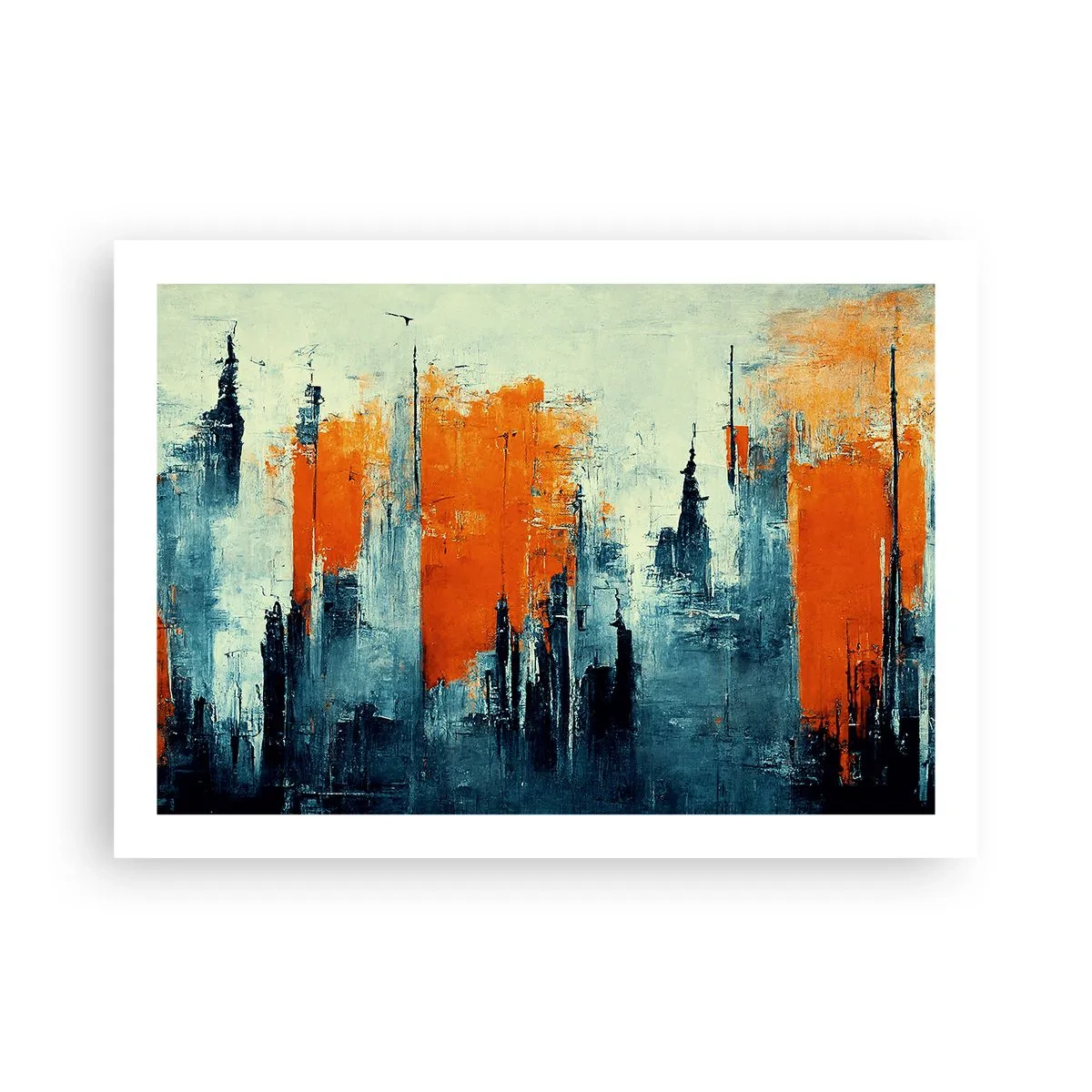 Poster - Modern landschap - 70x50 cm