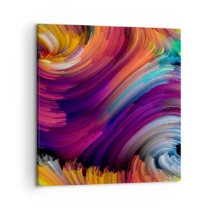 Schilderen op canvas - Het begin van een nieuwe wereld - 50x50 cm