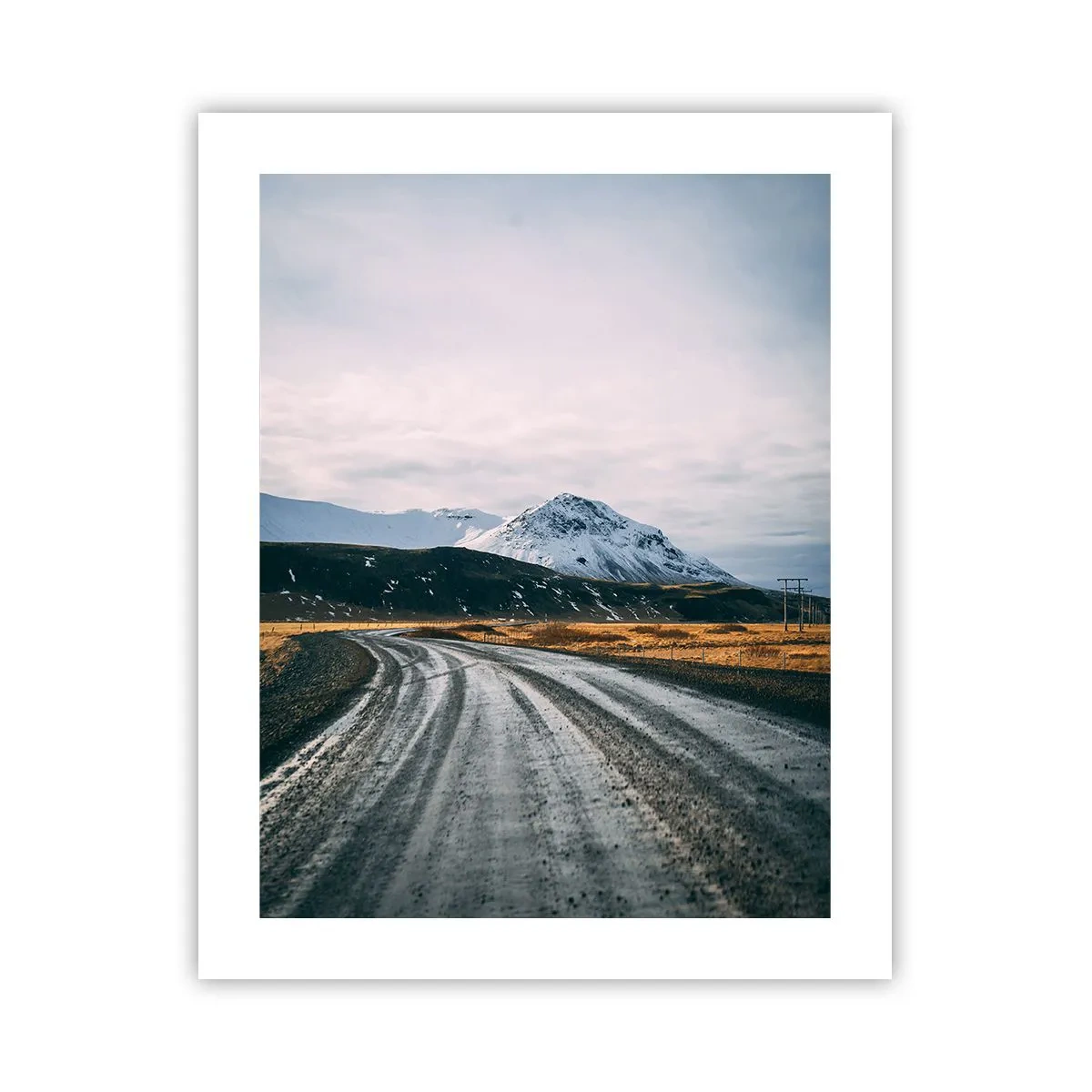 Poster - In de IJslandse sfeer - 40x50 cm