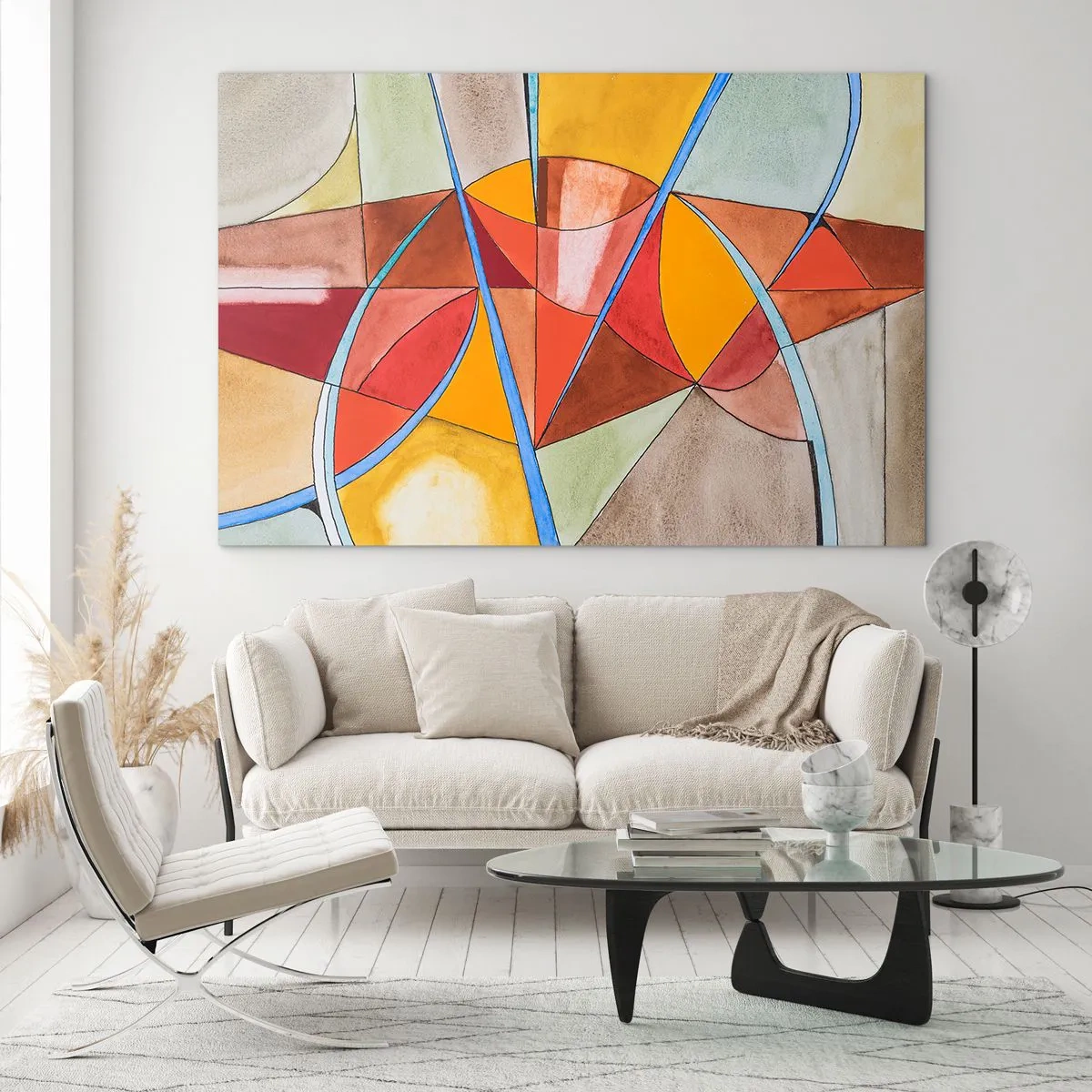 Schilderen op glas - Carrousel, de droomcarrousel - 100x70 cm