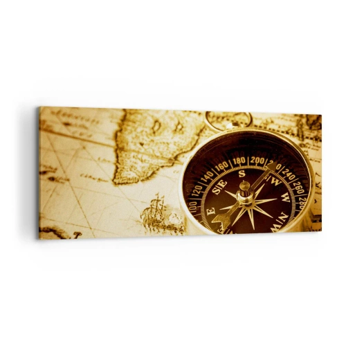 Schilderen op canvas - Oost of west? - 120x50 cm