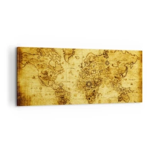 Schilderen op canvas - Hoe vreemd os deze wereld  - 100x40 cm